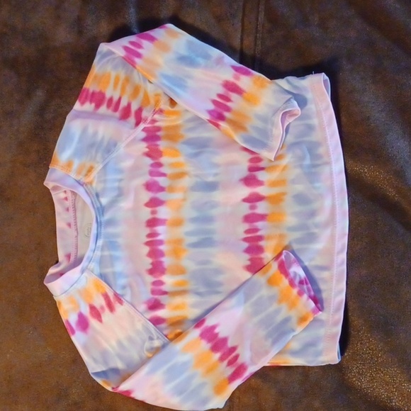 WONDER NATION, TWO PIECE, LONG SLEEVE, BATHING SUIT SIZE 2T. - Picture 4 of 9